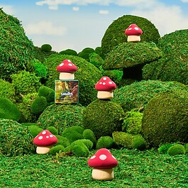 Smurf mushroom - svamp